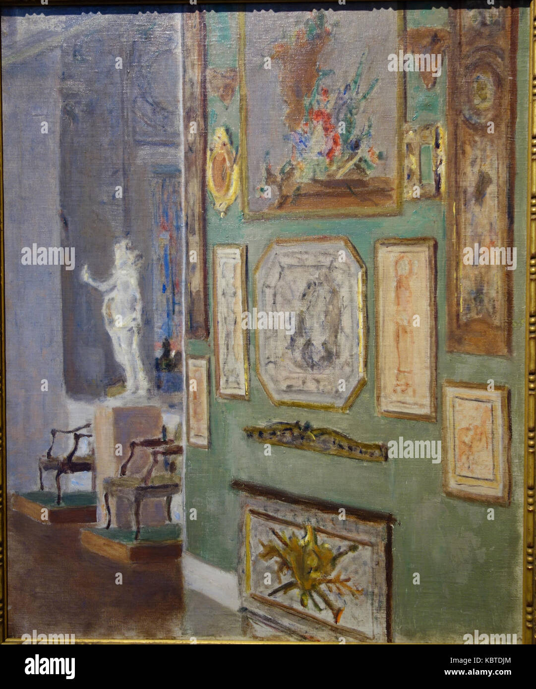 Furniture and Statuary by Eleanor Norcross, undated, oil on canvas