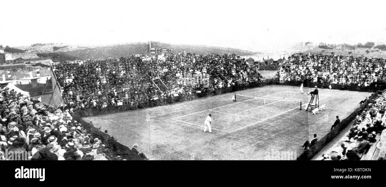 1909 Davis Cup Stock Photo