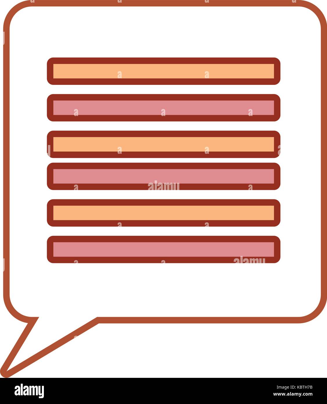speech bubble icon over white background vector illustration Stock ...