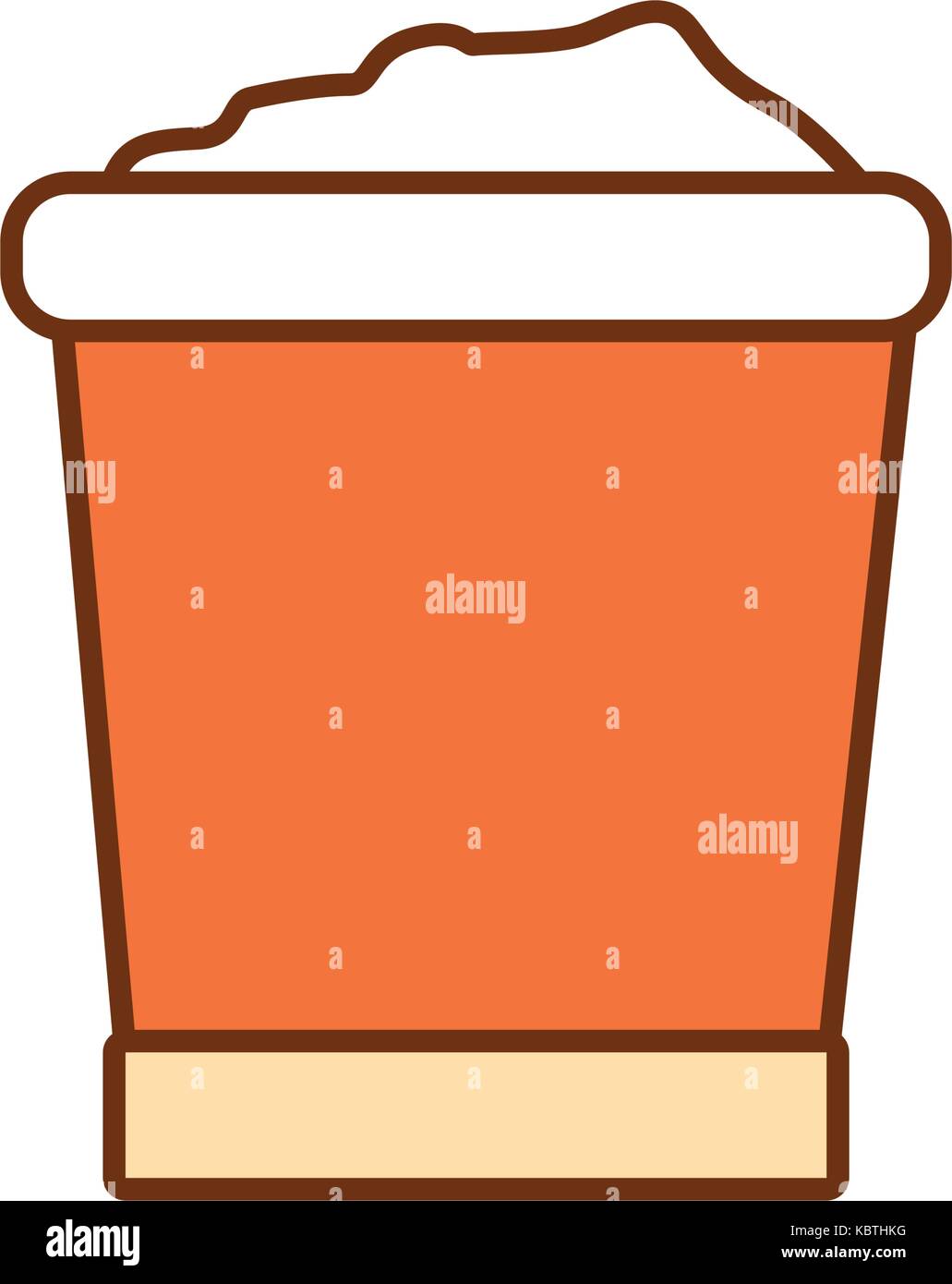 flower pot icon over white background vector illustration Stock Vector ...