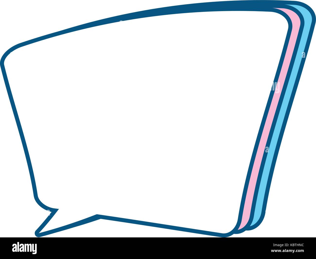 speech bubble icon over white background vector illustration Stock ...