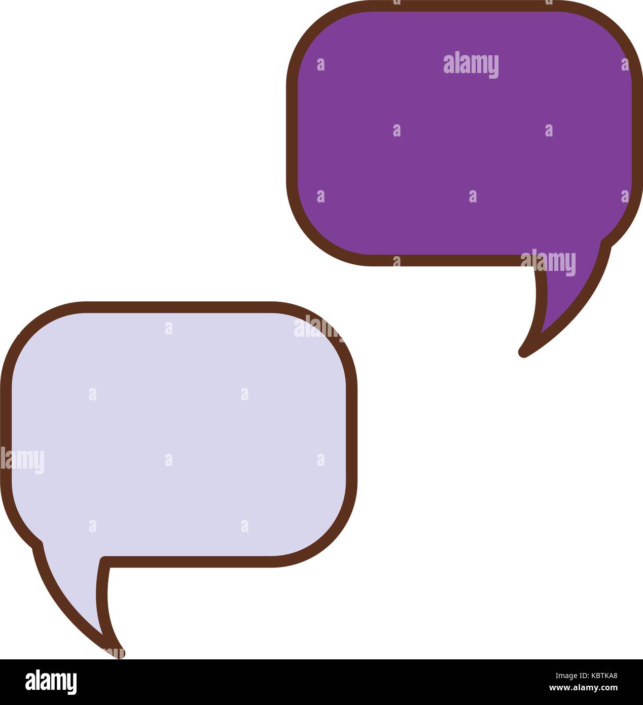 speech bubble icon over white background vector illustration Stock ...