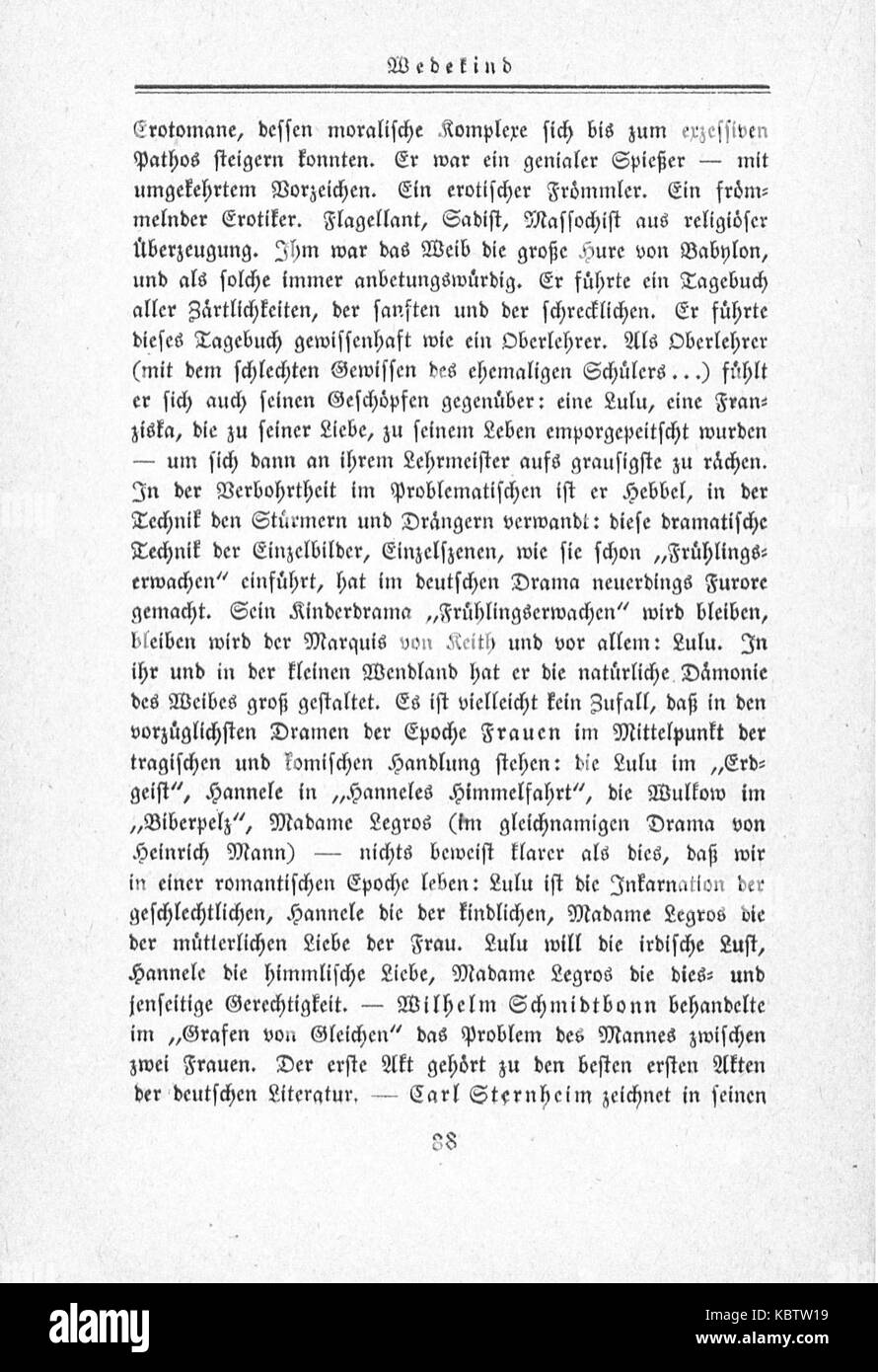 Klabund Deutsche Literaturgeschichte in einer Stunde 088 Stock Photo