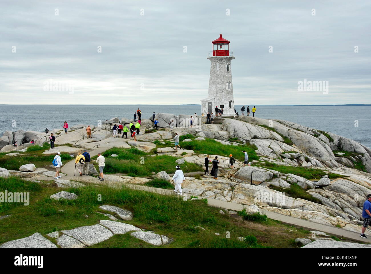 Peggy's Cove Lighthouse at Peggy's Cove on the eastern shore of St