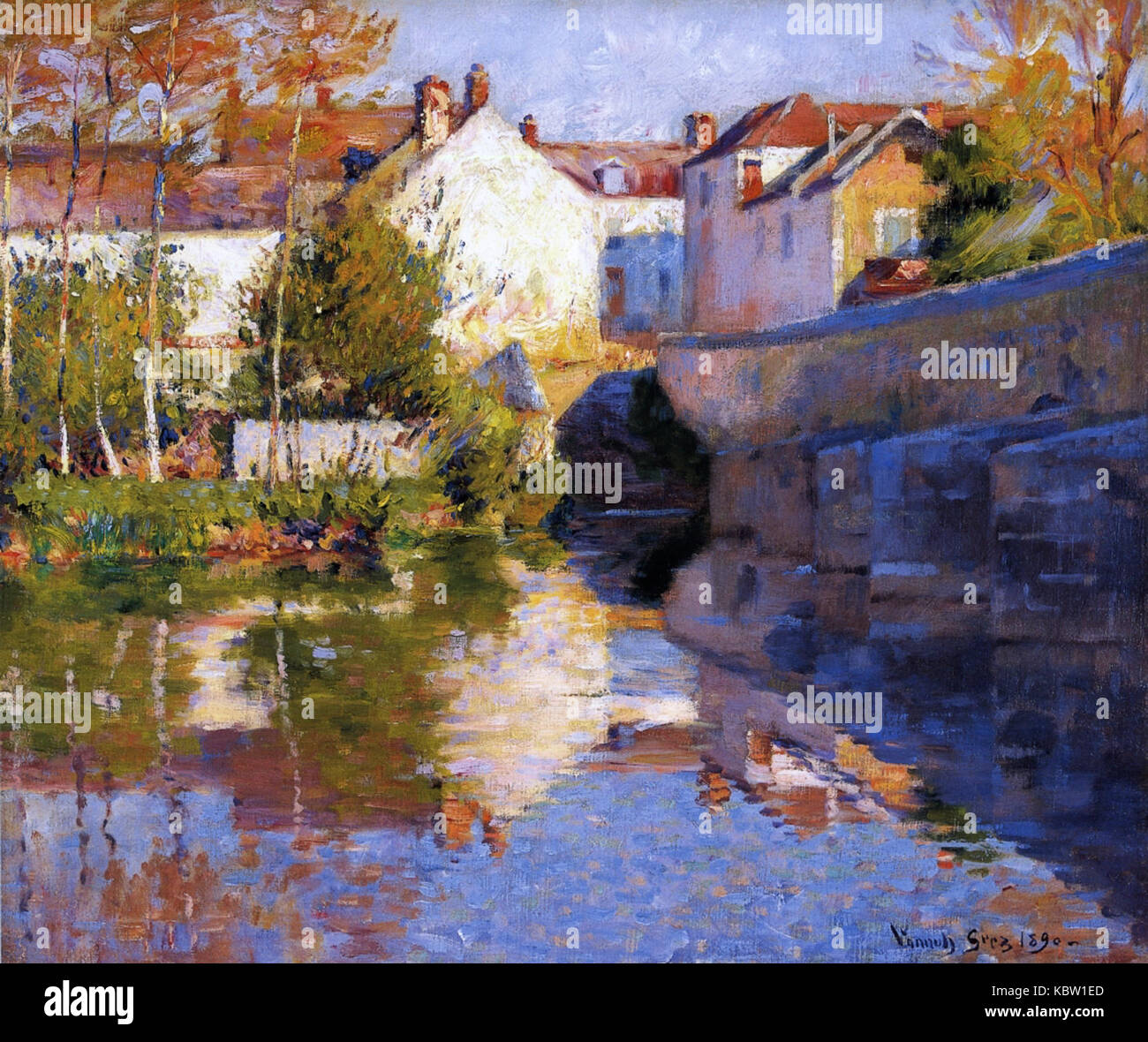 Robert vonnoh beside the river hires stock photography and images Alamy