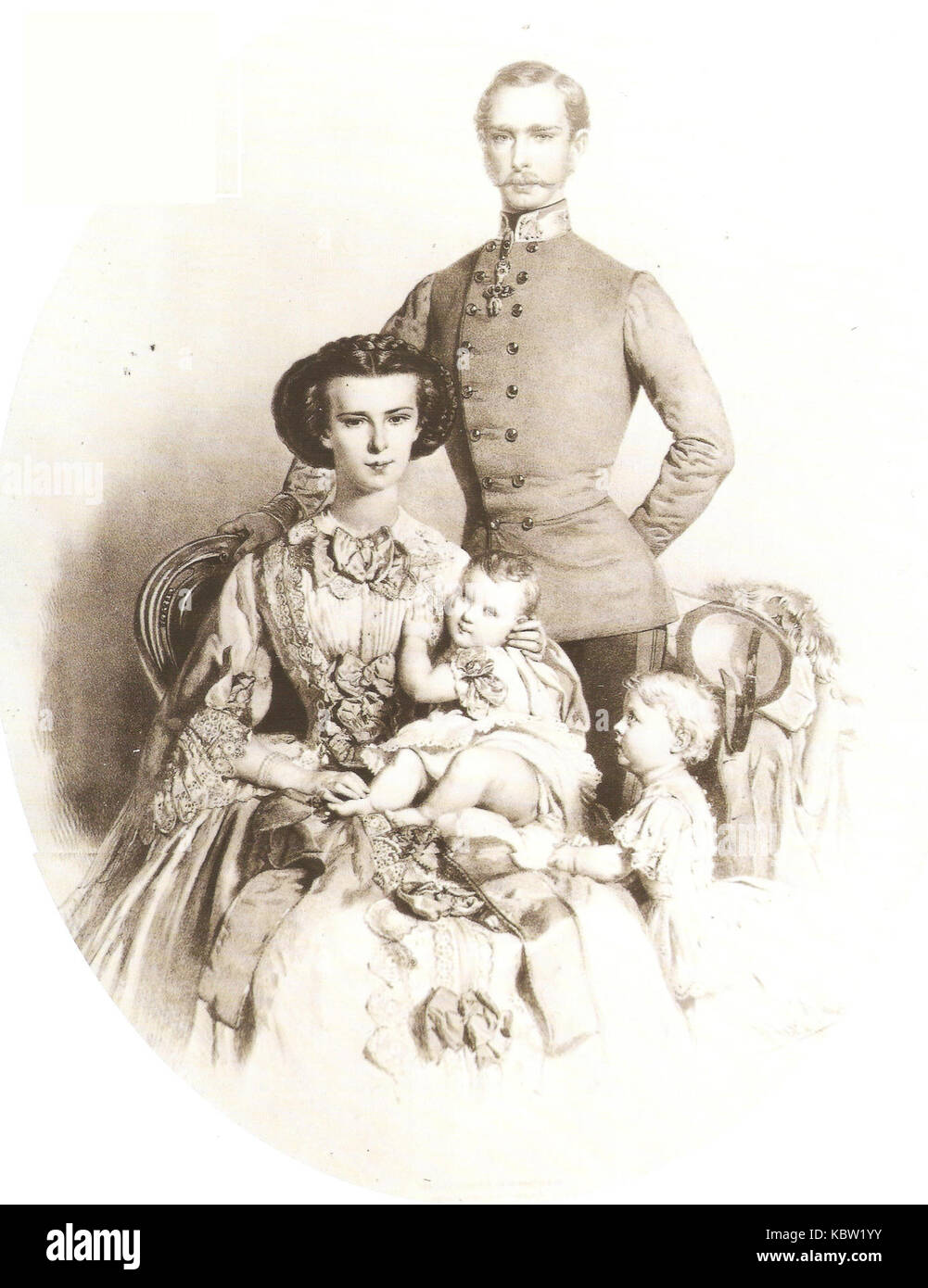 Sisi, Franz Joseph, Sophie and Gisela Stock Photo Alamy