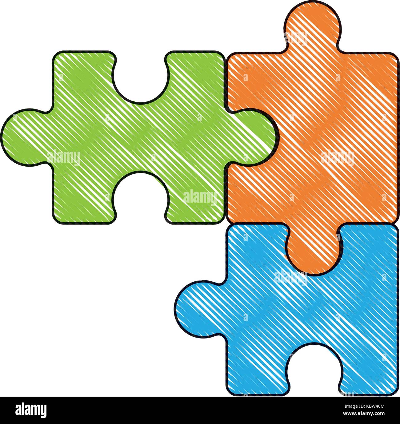 jigsaw puzzles icon over white background vector illustration Stock ...