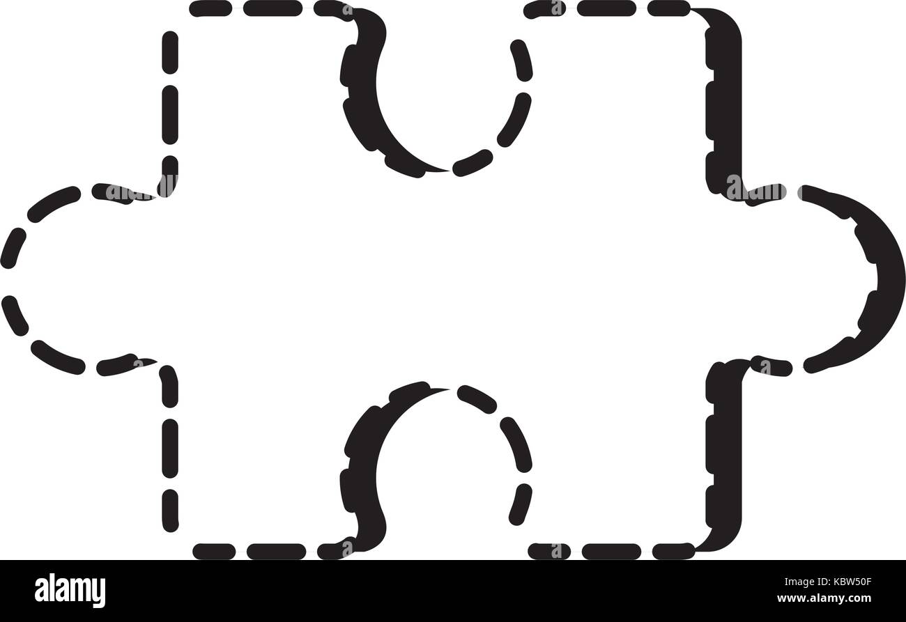jigsaw puzzles icon over white background vector illustration Stock ...