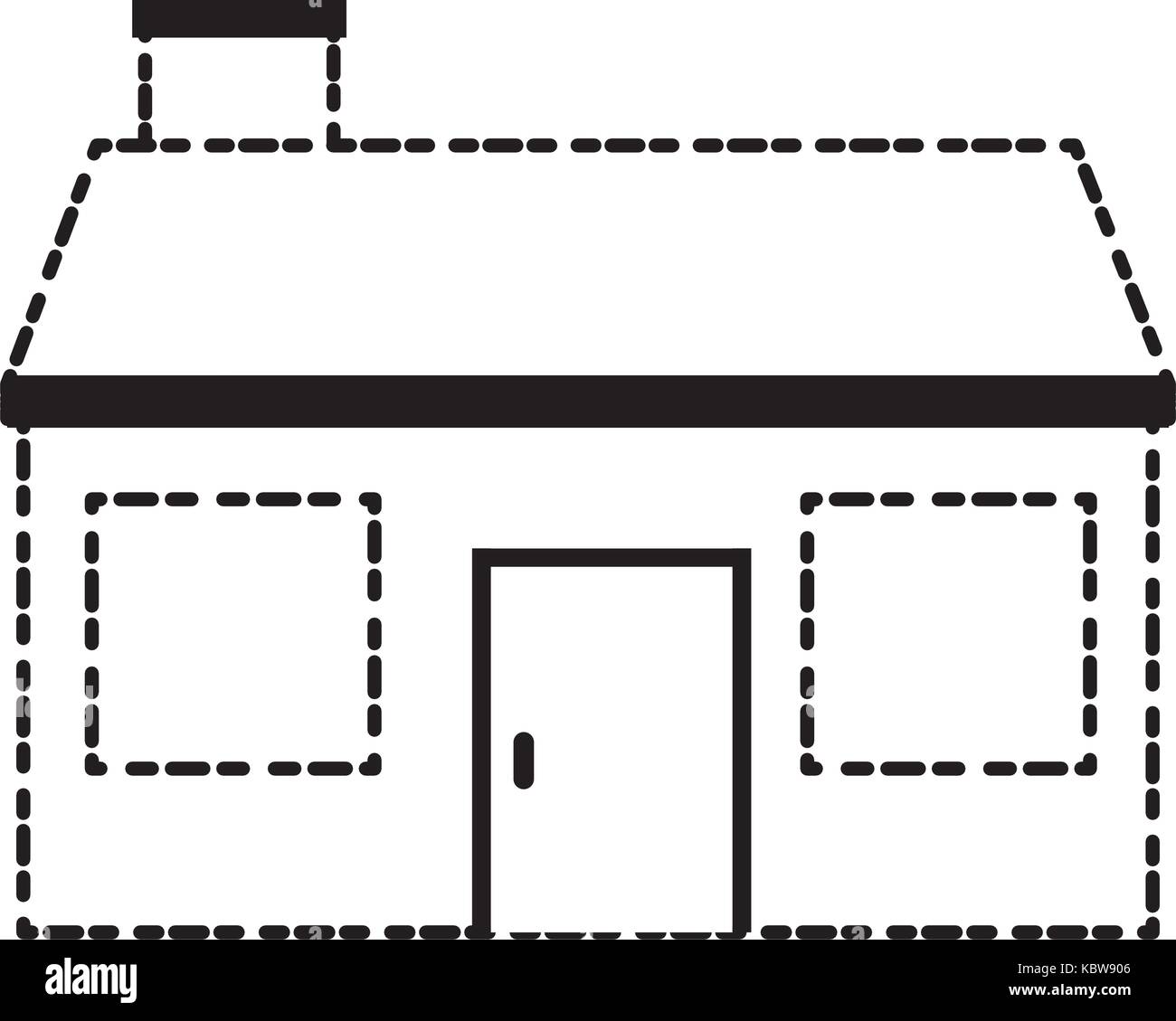 modern house icon over white background vector illustration Stock ...