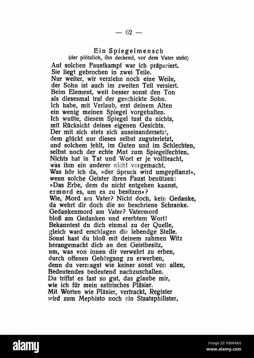 De Literatur (Kraus) 64 Stock Photo