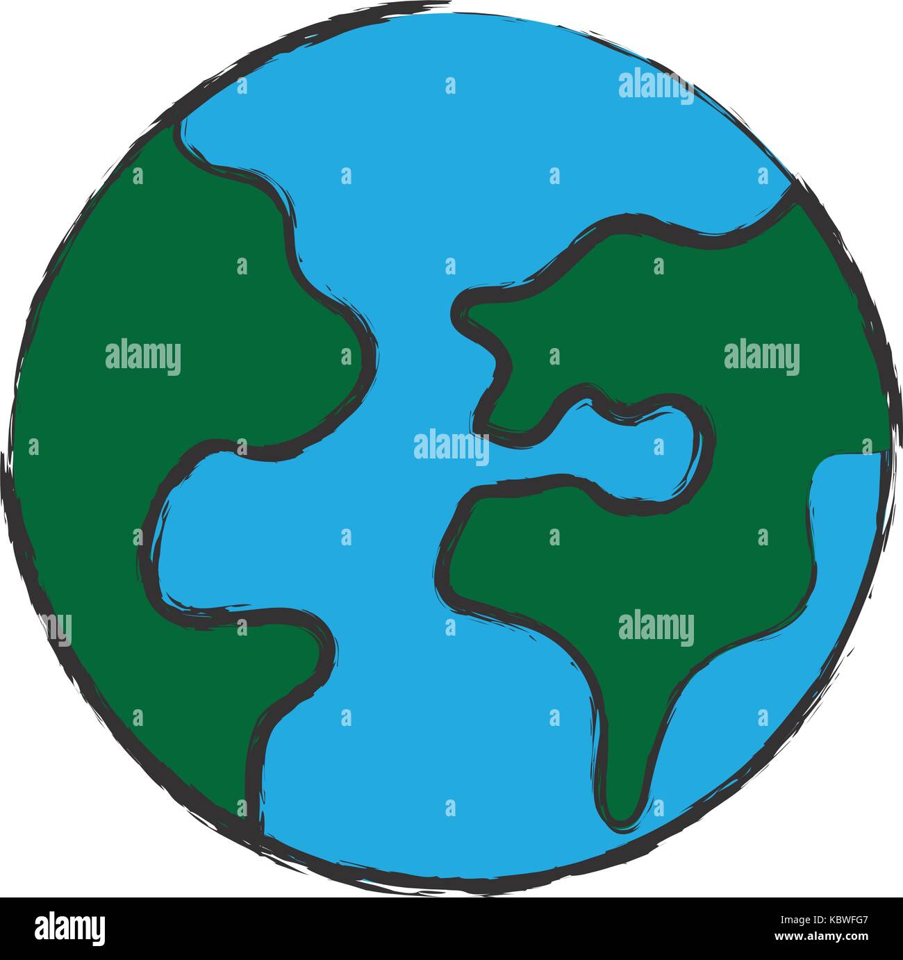 earth planet icon over white background vector illustration Stock ...