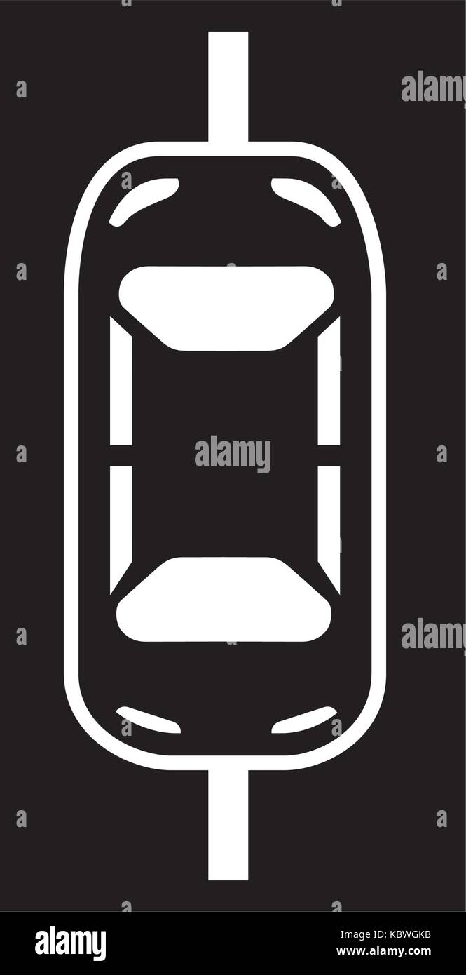 cartoon car on the road traffic navigation concept Stock Vector Image ...
