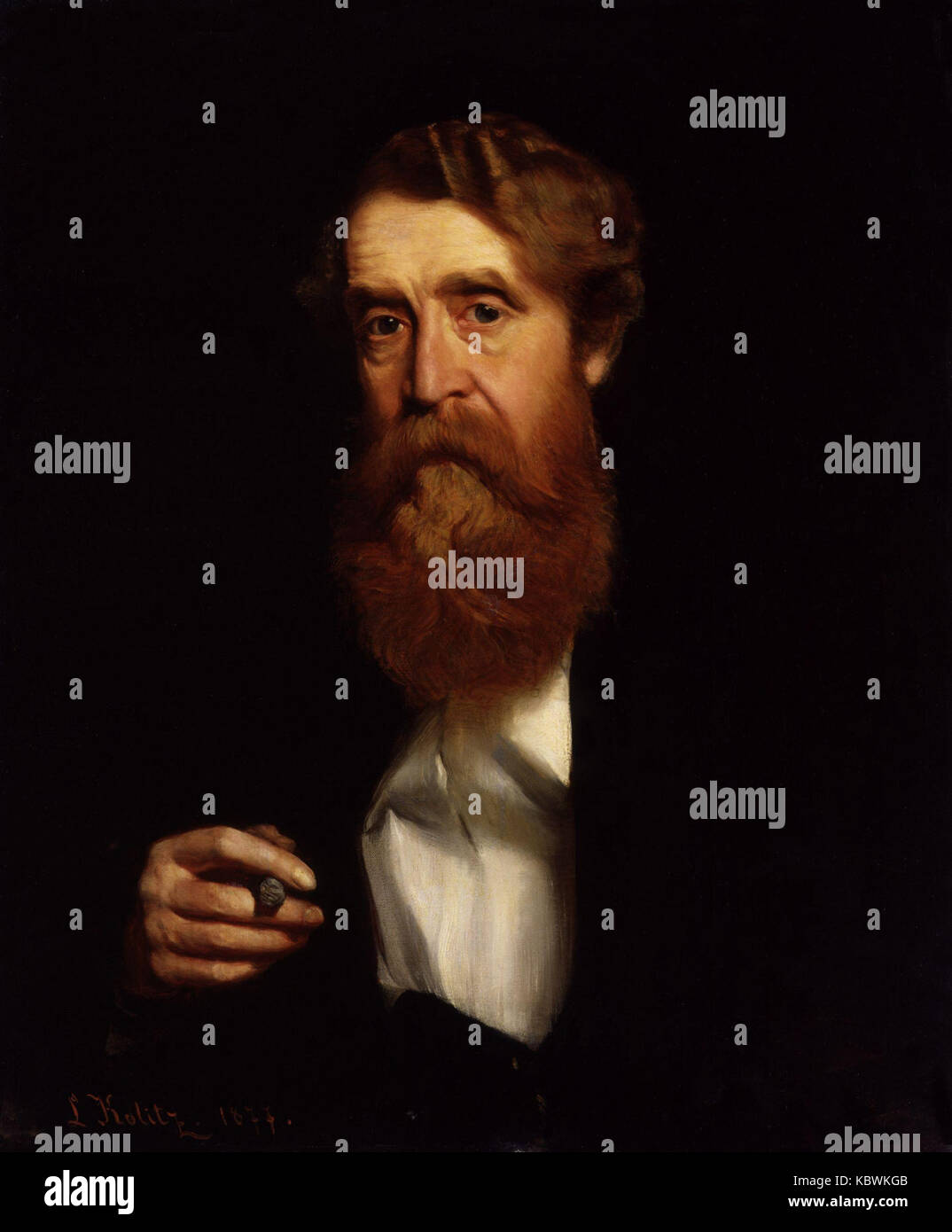 Sir Joseph Archer Crowe by Louis Kolitz Stock Photo Alamy