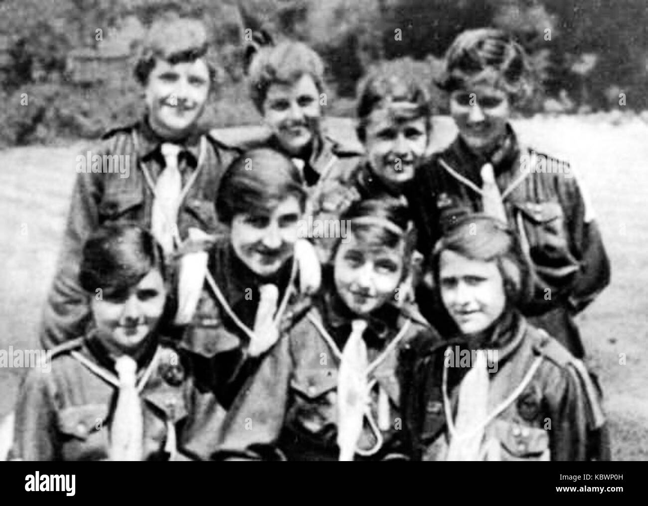 1918 girl guides Stock Photo Alamy