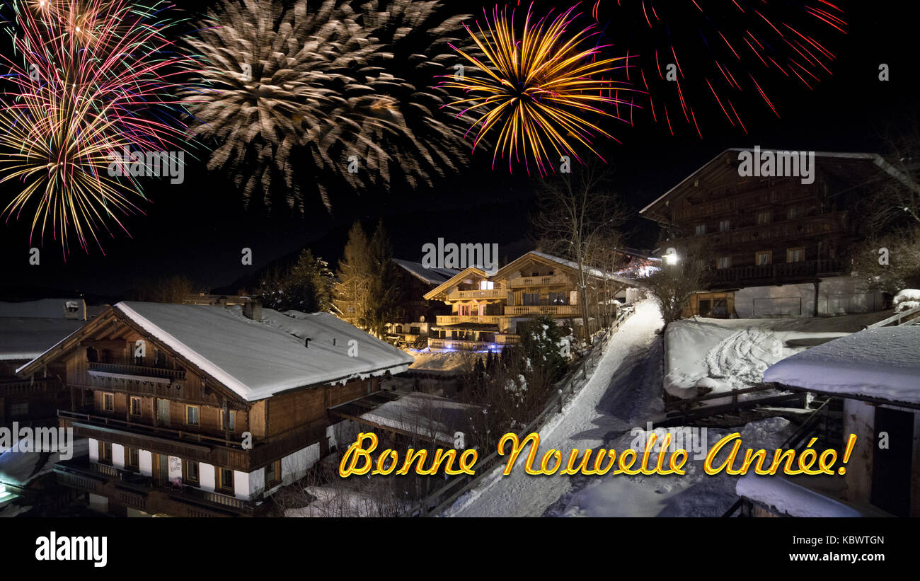 Bonne année carte hi-res stock photography and images - Alamy