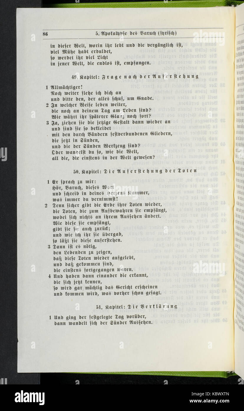 Riessler Altjuedisches Schrifttum ausserhalb der Bibel 086 Stock Photo