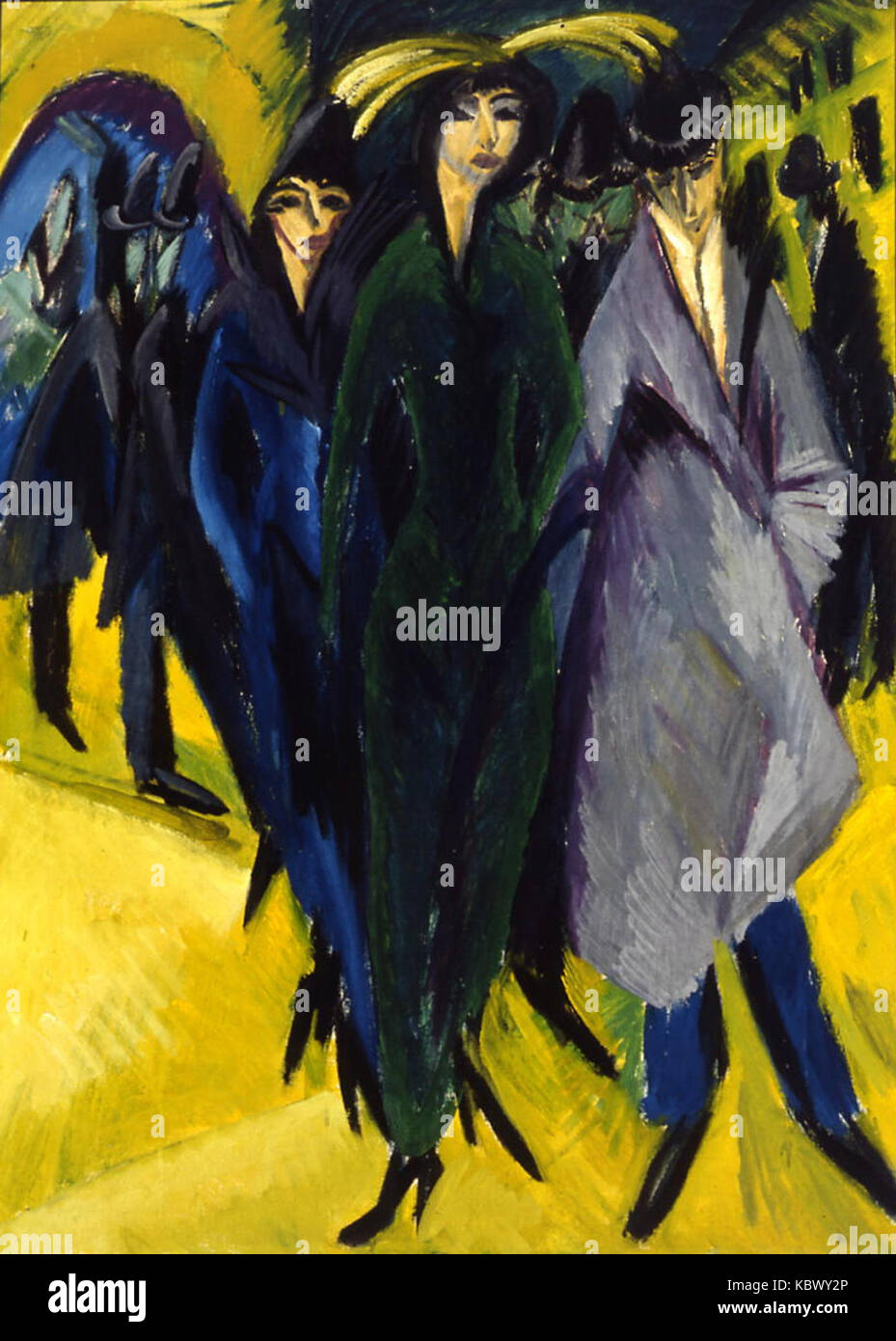 Ernst Ludwig Kirchner Frauen auf der Strasse Stock Photo Alamy