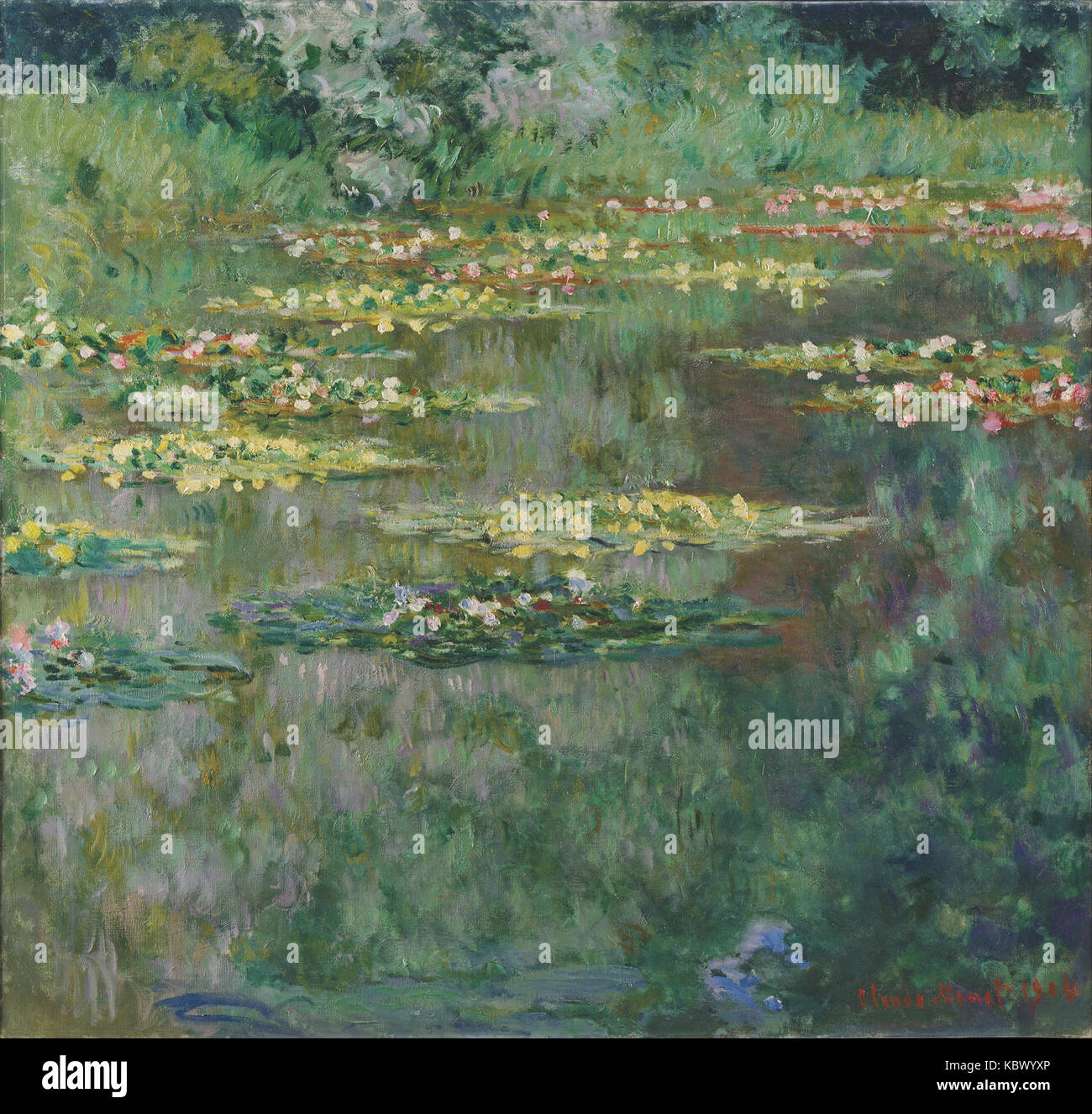 Claude Monet   Le Bassin des Nympheas Stock Photo