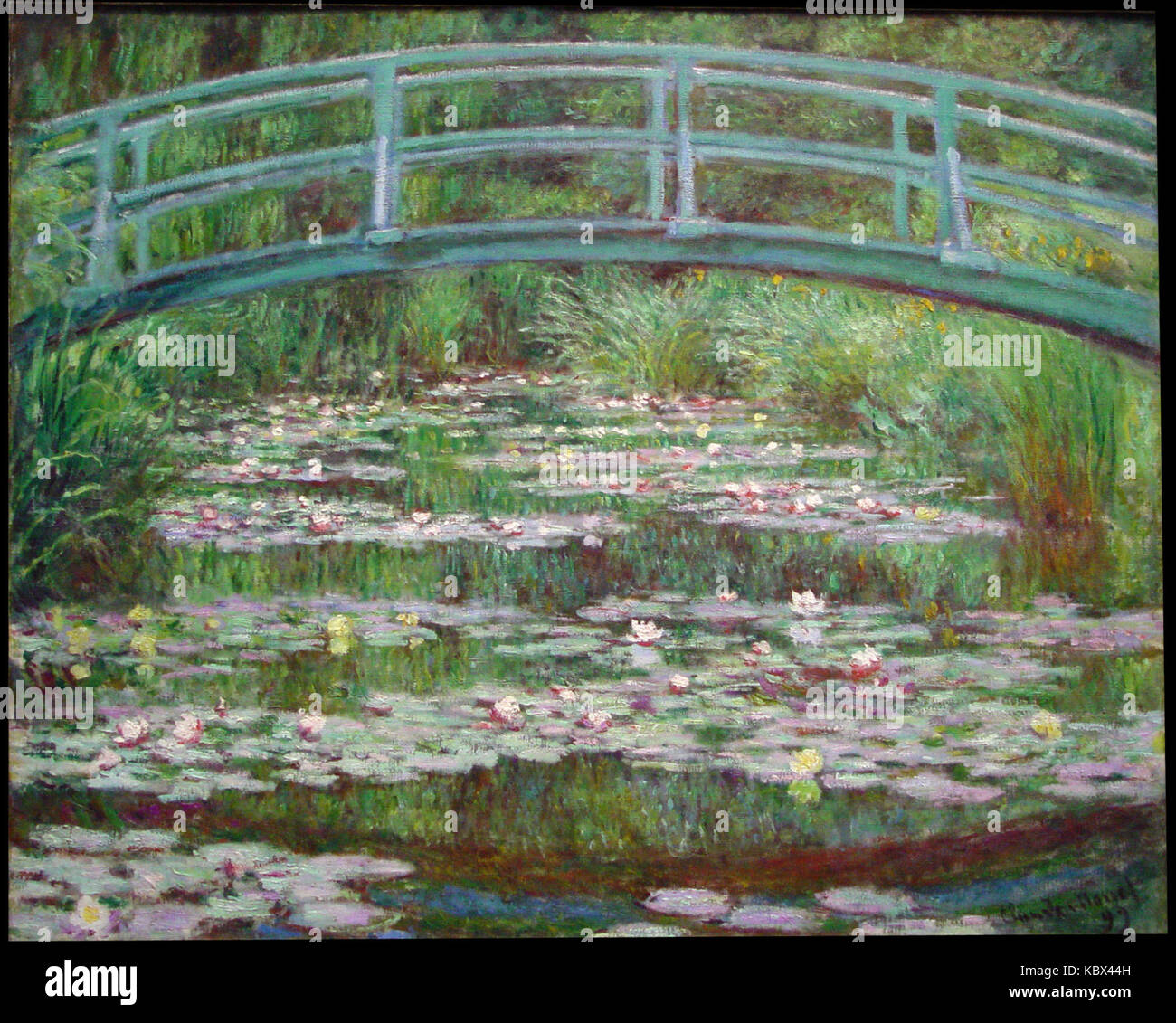 Claude monet the japanese footbridge hi-res stock photography and ...