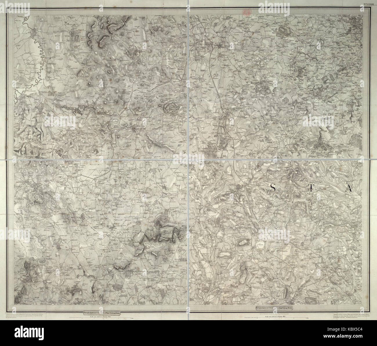 Old map prints hi-res stock photography and images - Alamy