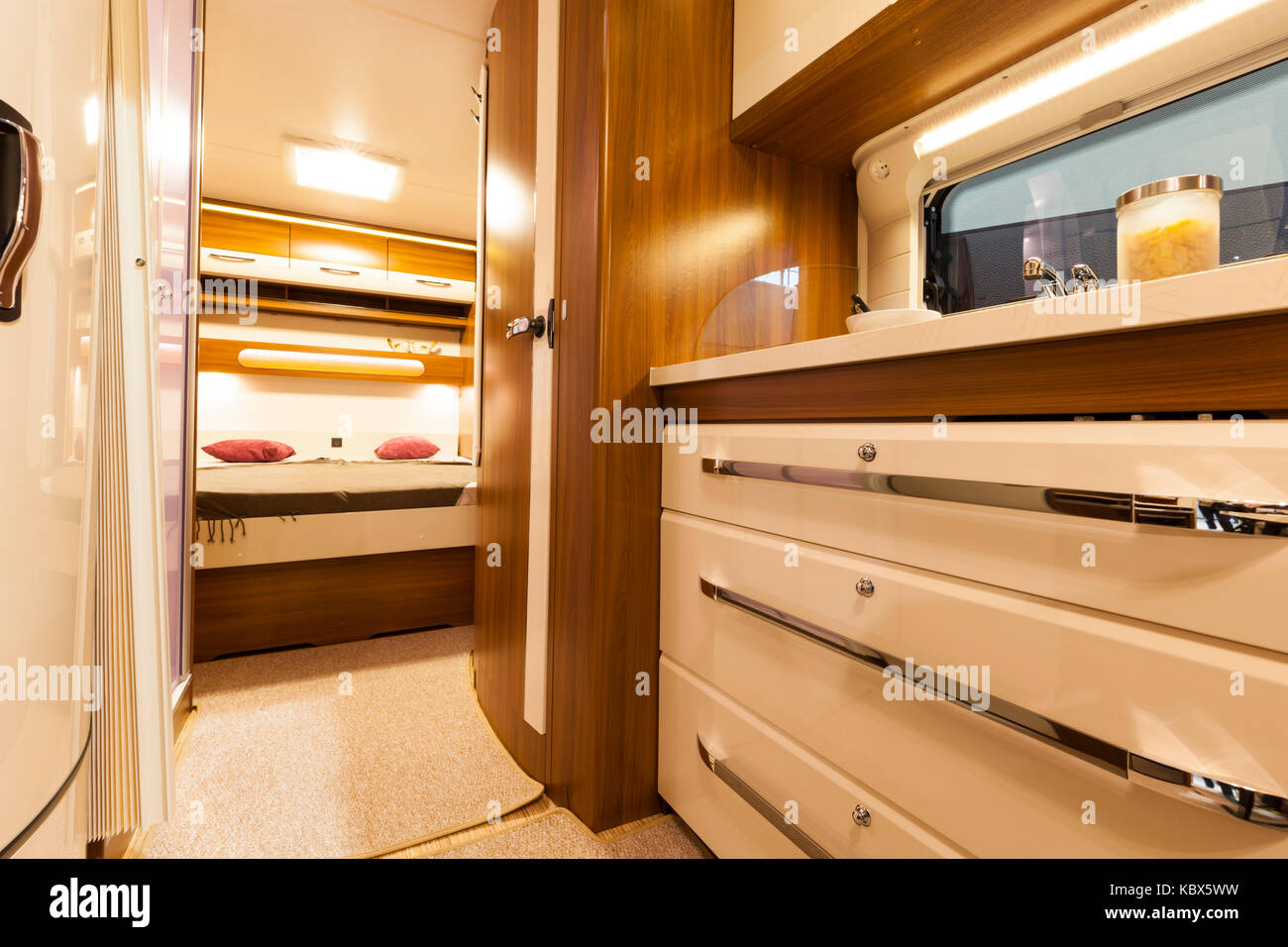 Luxury Caravan Inside Stock Photos Luxury Caravan Inside