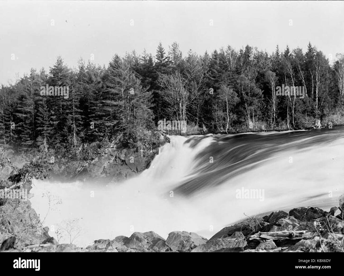 Chats Falls1 1900 Stock Photo - Alamy