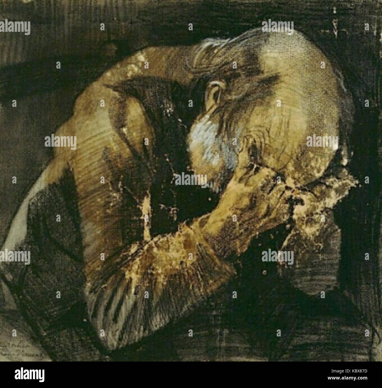 Sorrowful Old Man Stock Photo Alamy sorrowful-old-man-stock-photo-alamy