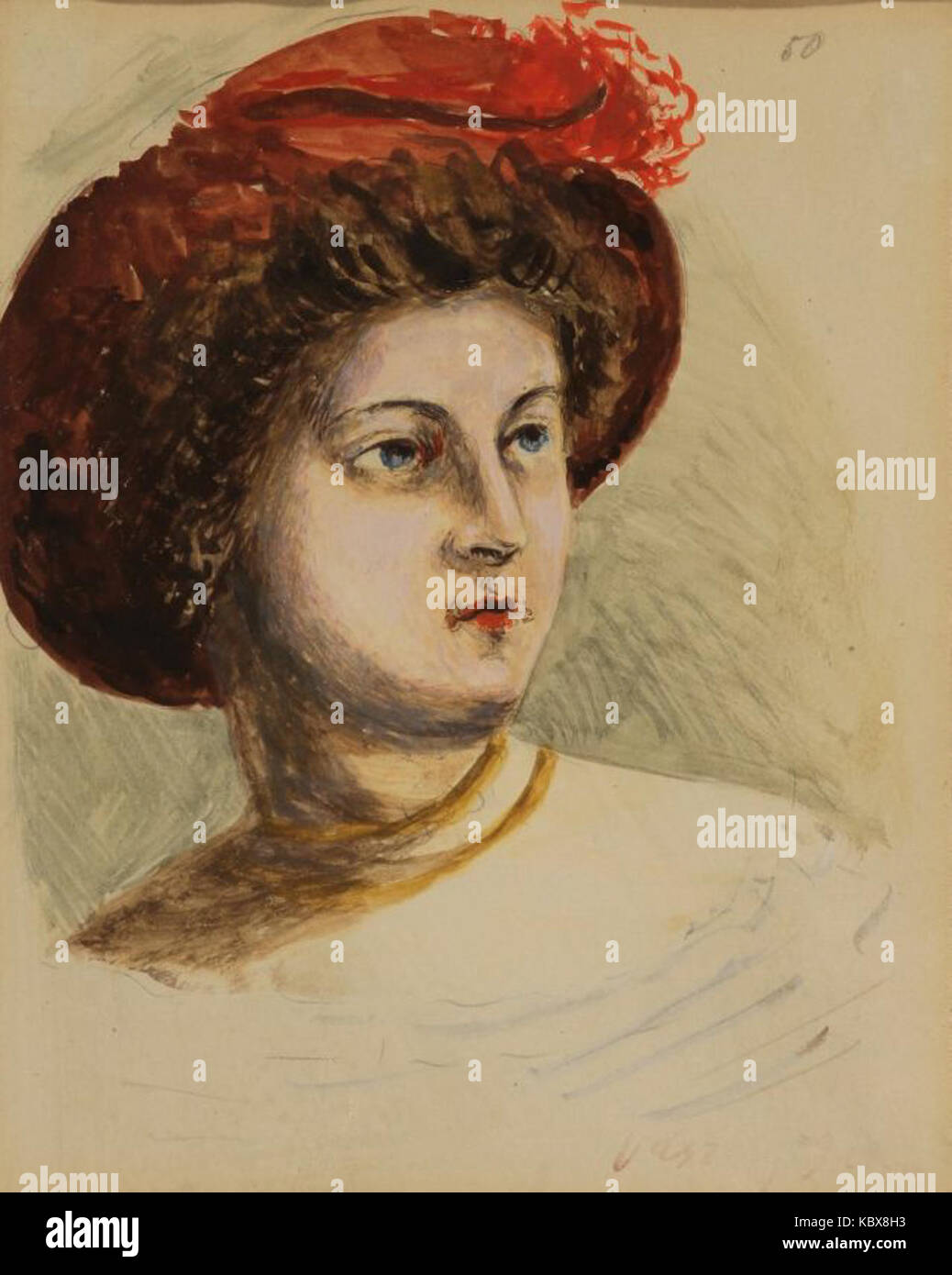 1900s woman hat hi-res stock photography and images - Alamy