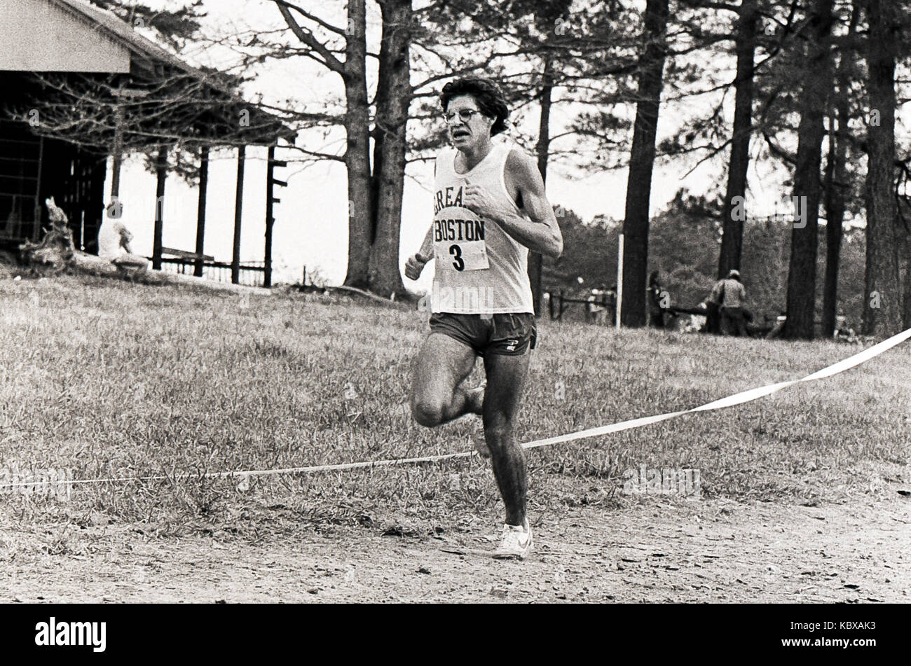 Dan Dillon competing in the 1979 AAU Cross Country Championships Stock