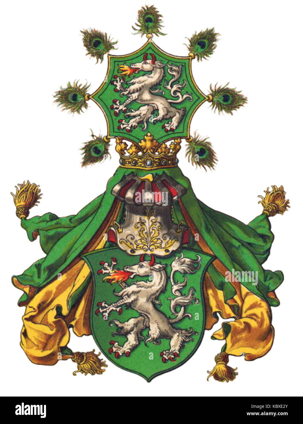 Wappen Herzogtum Steiermark Stock Photo