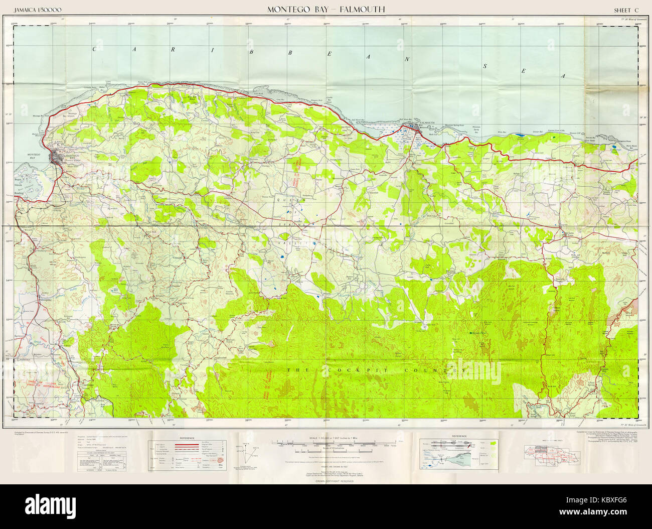 doos-1-to-50000-map-of-jamaica-sheet-c-montego-bay-falmouth-1959