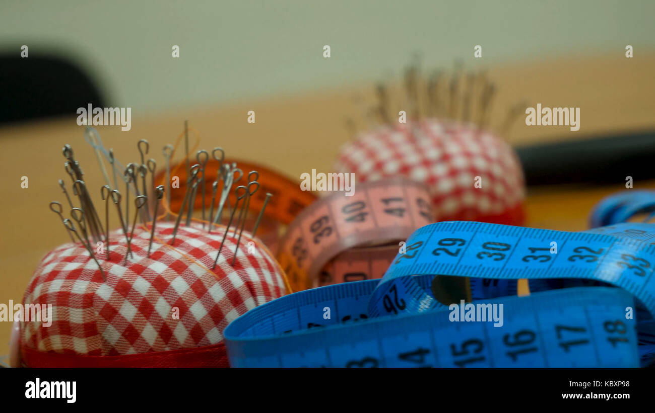 Sewing Accessories and Tape Measure. Sewing and knitting accessories