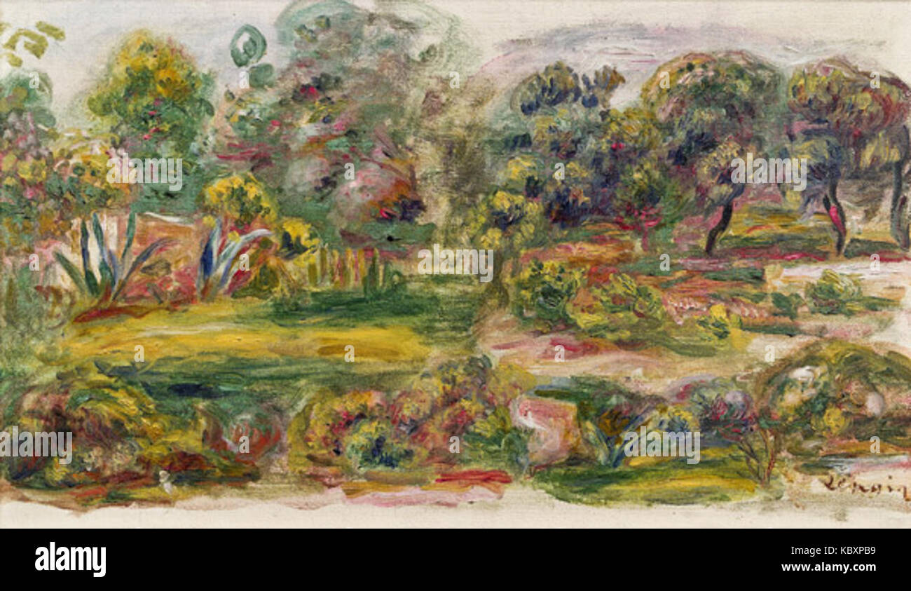 Fichier:Pierre-Auguste Renoir - La Ferme des Collettes.jpg - Wikipédia