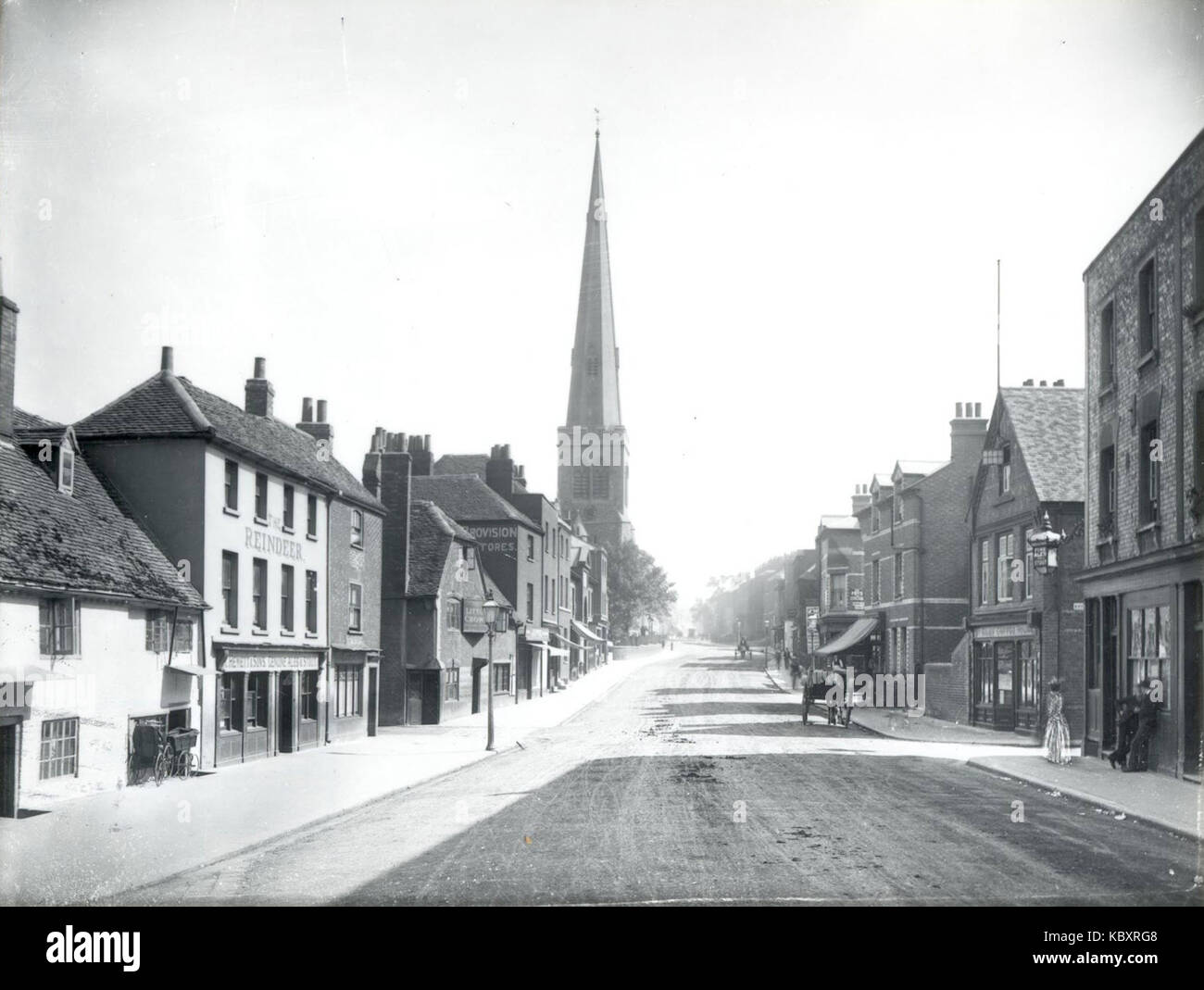 Southampton Street, Reading, c. 1891 Stock Photo Alamy