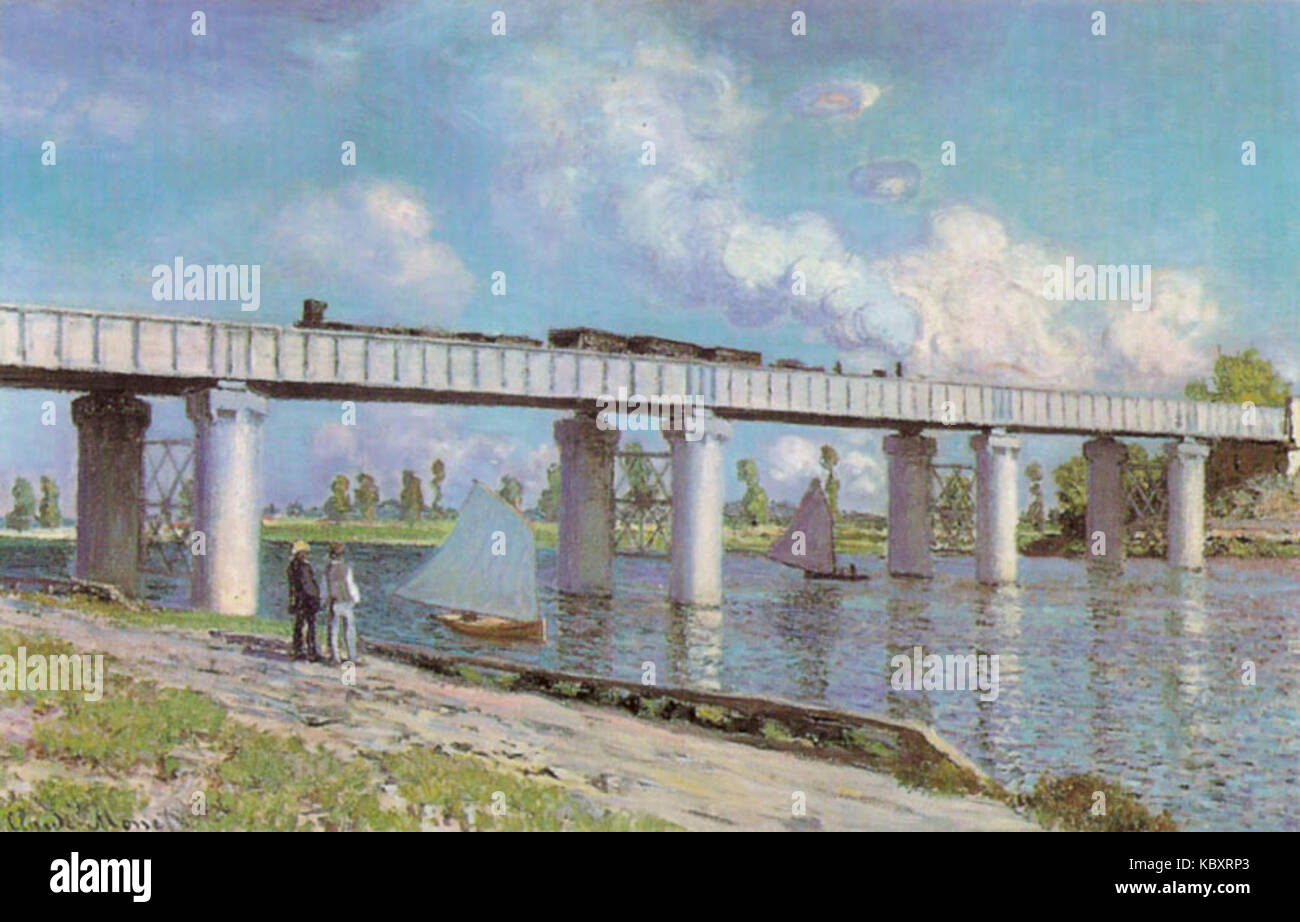 The Railway Bridge At Argenteuil Stock Photo Alamy The Railway Bridge At Argenteuil Stock Photo Alamy