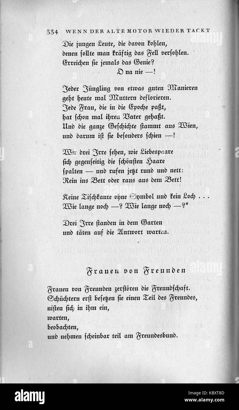 Tucholsky Mit 5 PS 334 Stock Photo Alamy