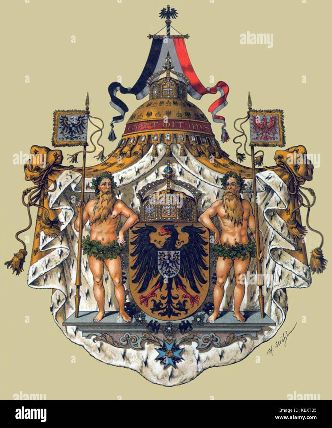 Wappen Deutsches Reich   Reichswappen (Grosses) Stock Photo
