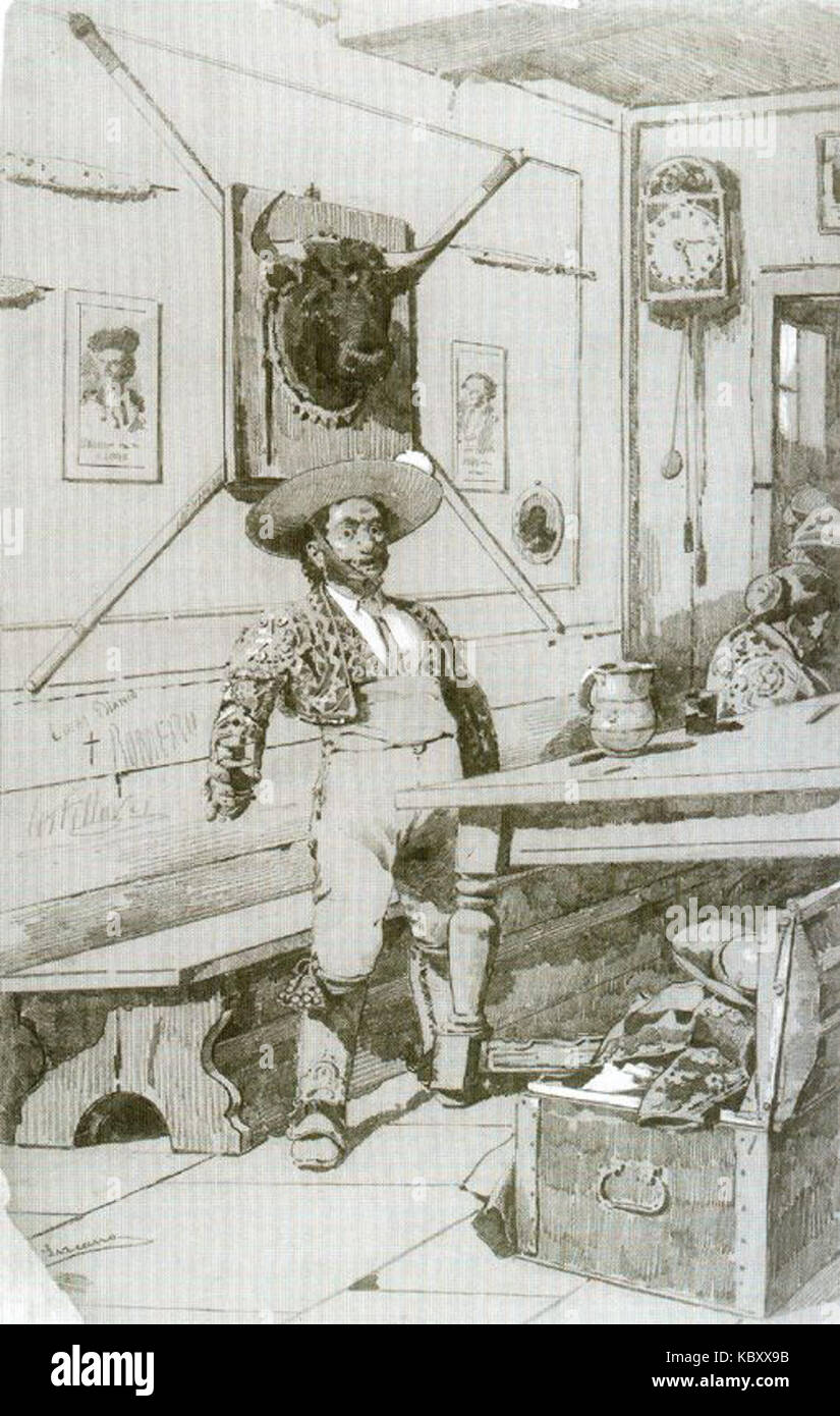 Angel Lizcano Antes de la corrida 1883 Stock Photo Alamy