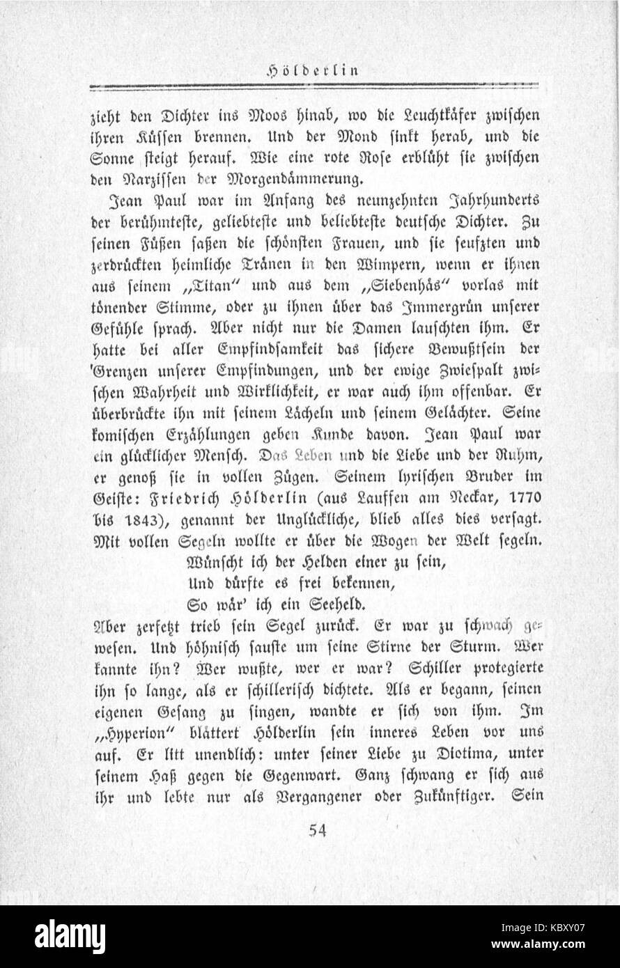 Klabund Deutsche Literaturgeschichte in einer Stunde 054 Stock Photo