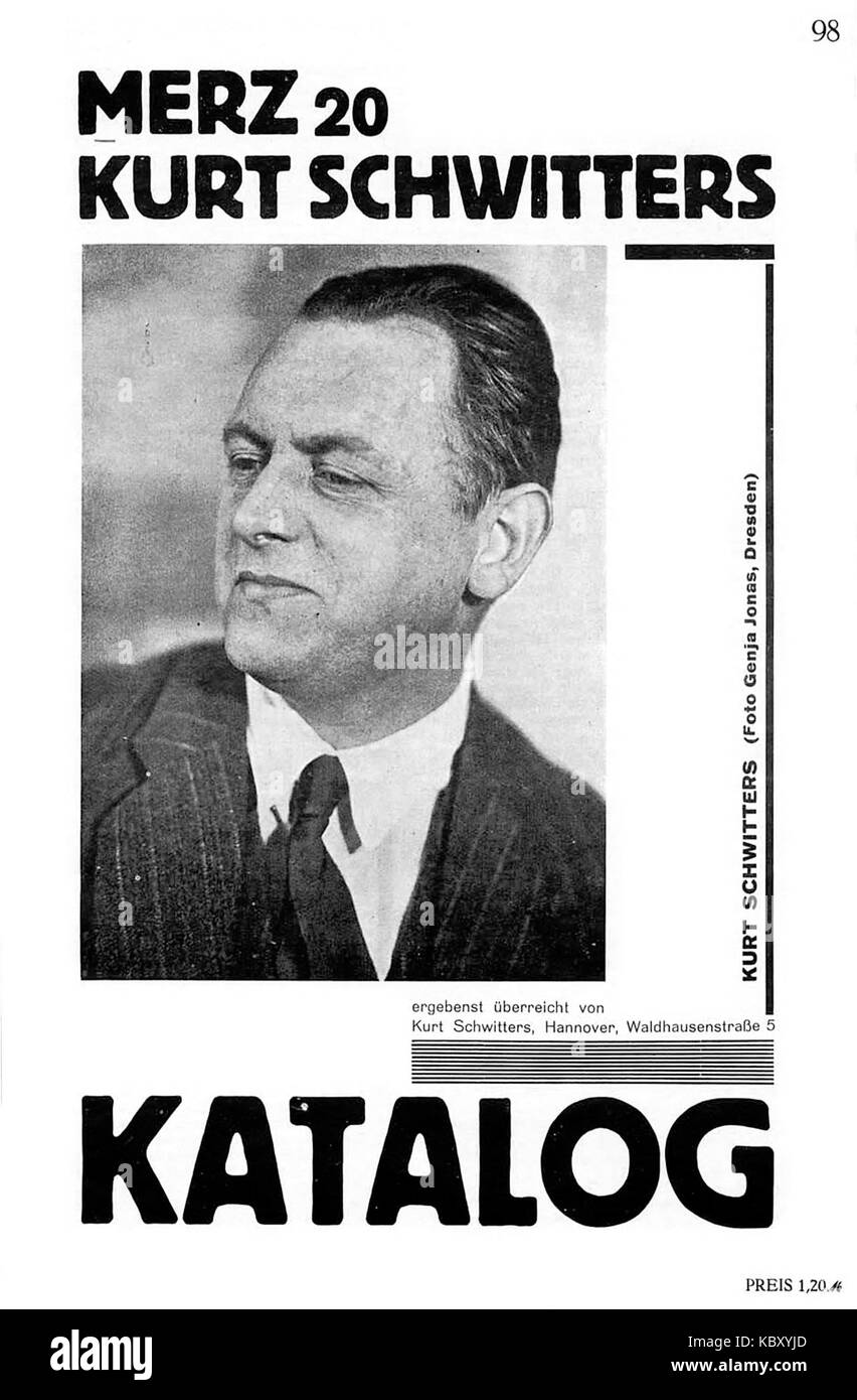 Cover of Merz No. 20 Stock Photo - Alamy