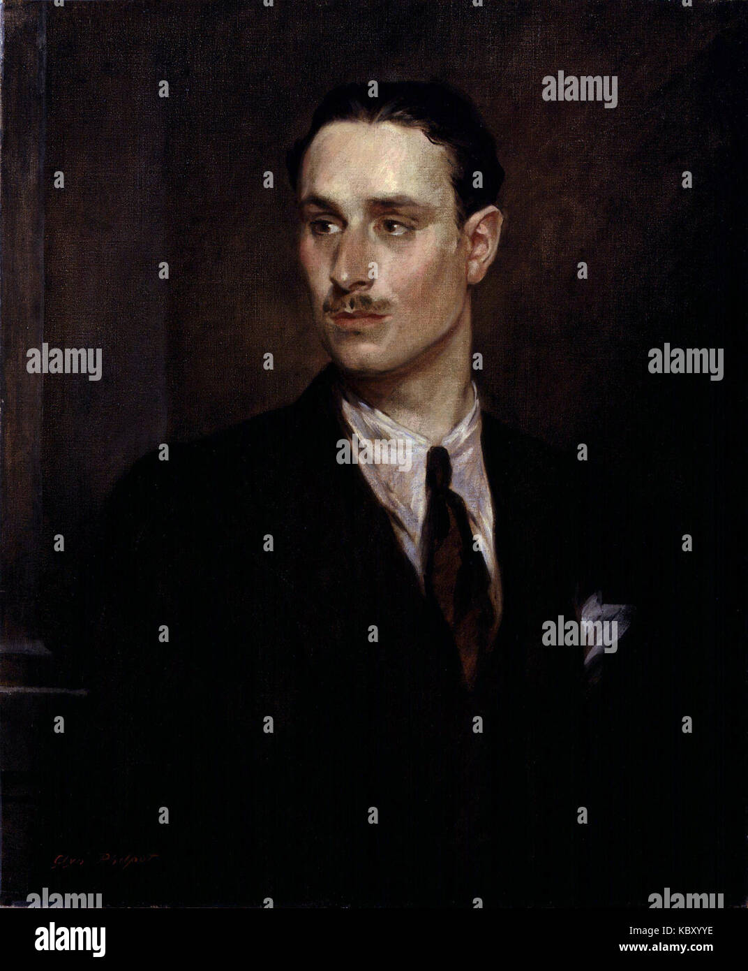 Sir Oswald Mosley, 6th Bt by Glyn Warren Philpot Stock Photo