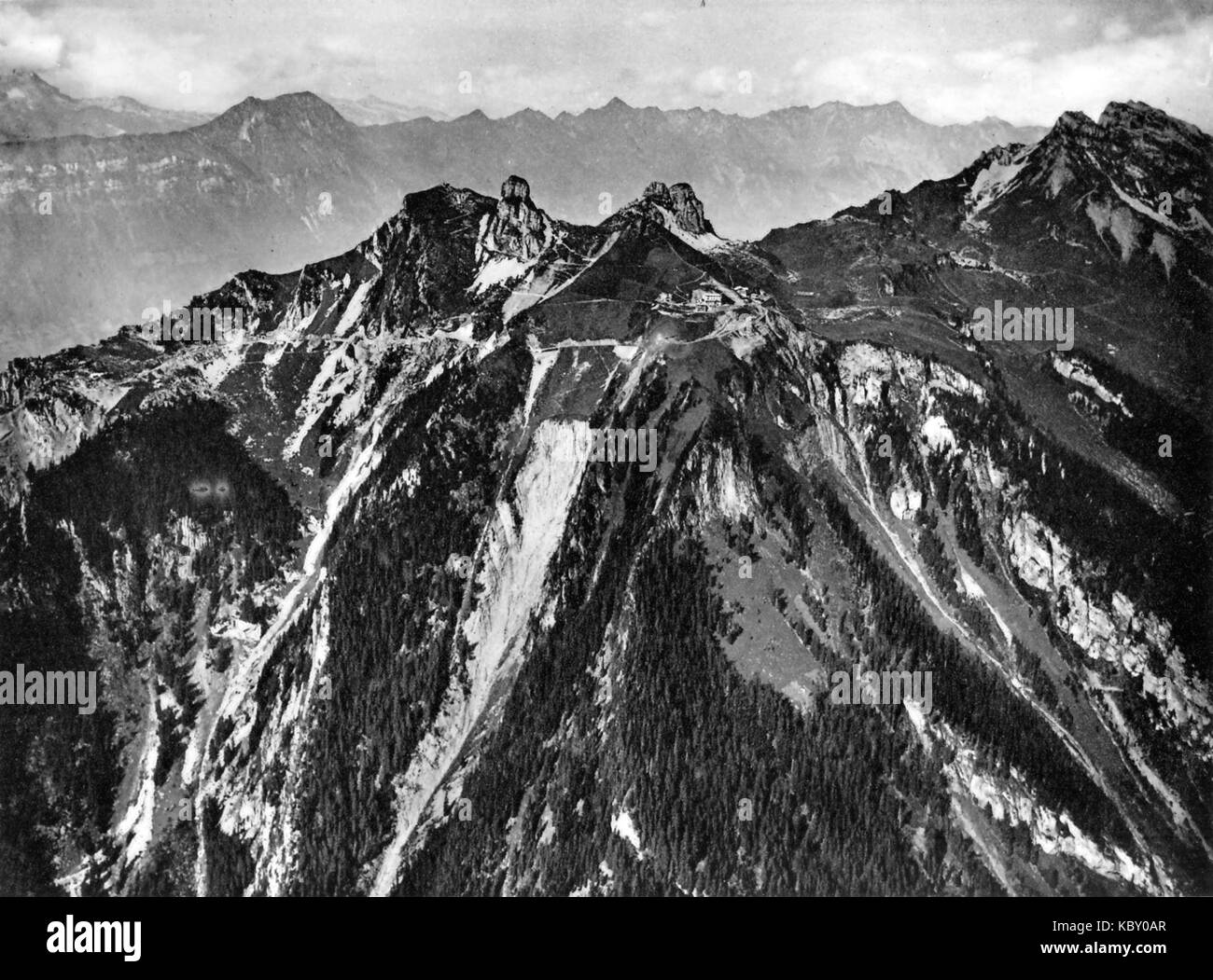 Spelterini Schynige Platte Stock Photo