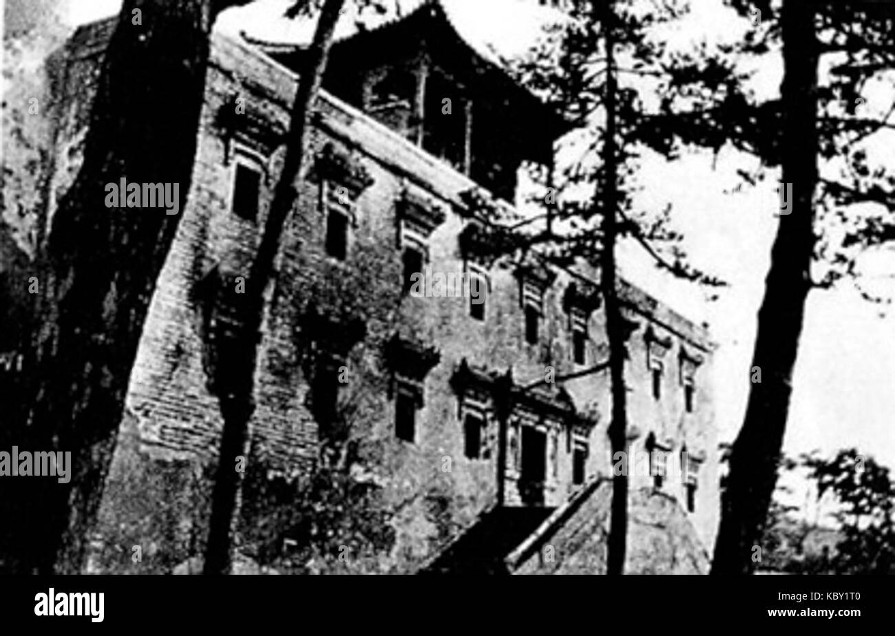 Massive Basis der Haupthalle Stock Photo