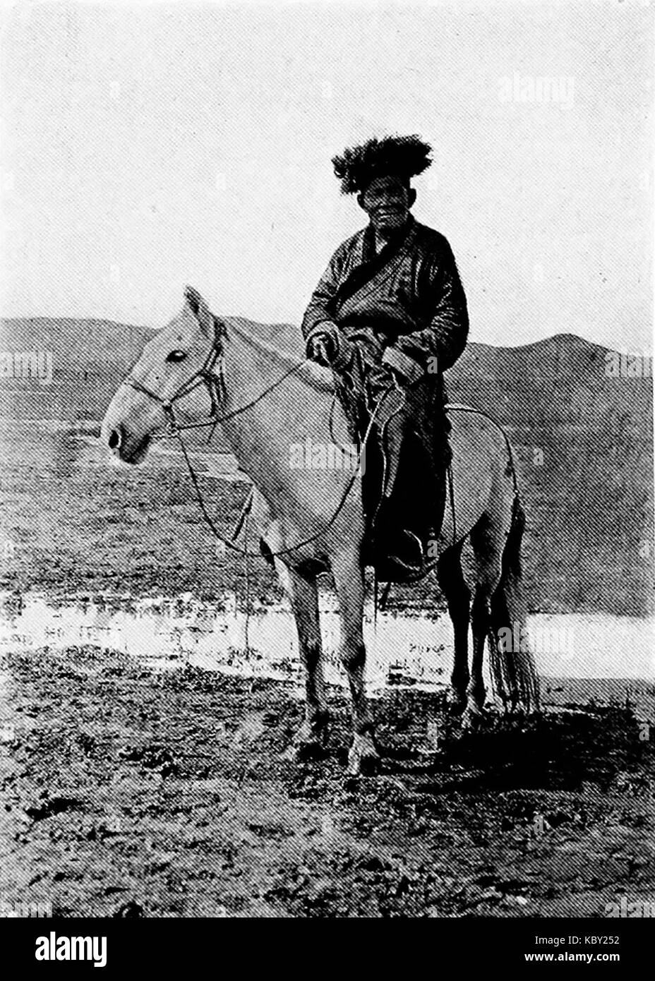 A mongol lama Stock Photo