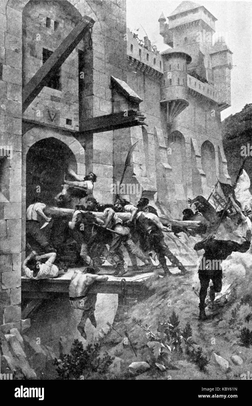 Henri Louvet's 'Jacquerie' captures a historical event, possibly the ...