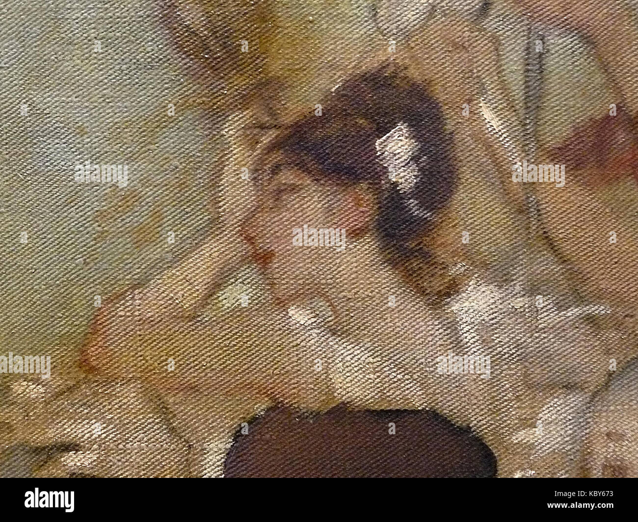This artwork by Adolphe Willette from 1884, 'Parce Domine,' features ...