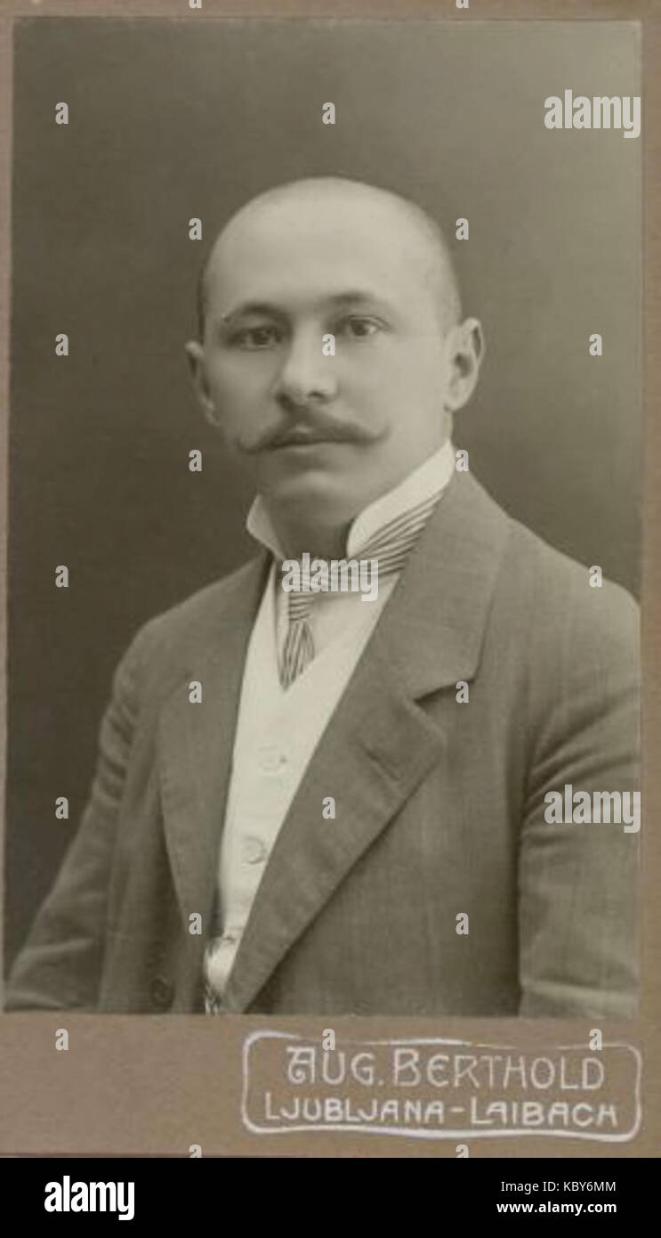 Avgust Berthold Franc Derganc Stock Photo Alamy