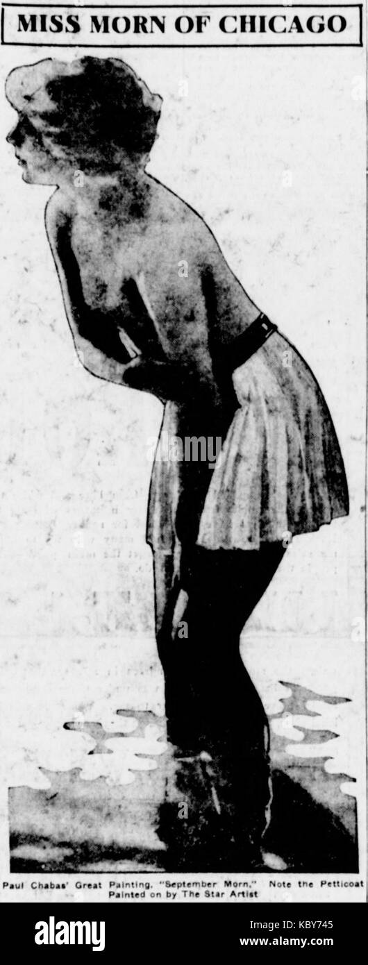 'Miss Morn' of Chicago, 1913 Stock Photo