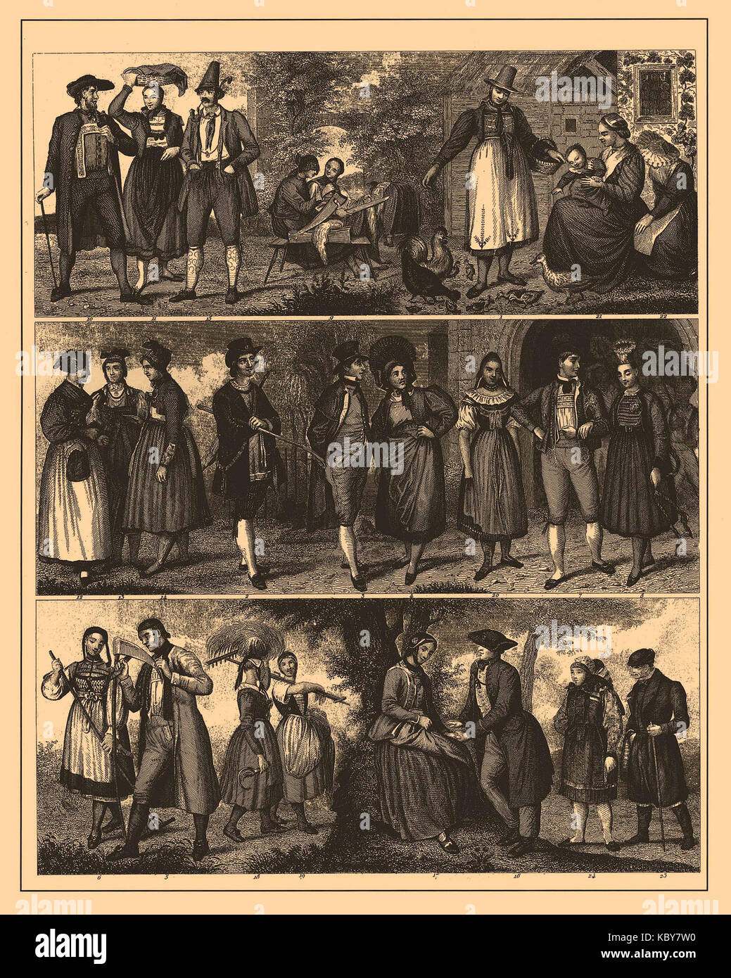 Iconographic Encyclopedia of Science, Literature and Art 259 Stock ...