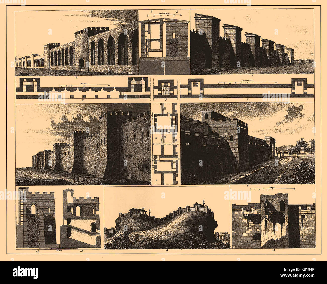 Iconographic Encyclopedia of Science, Literature and Art 353 Stock ...